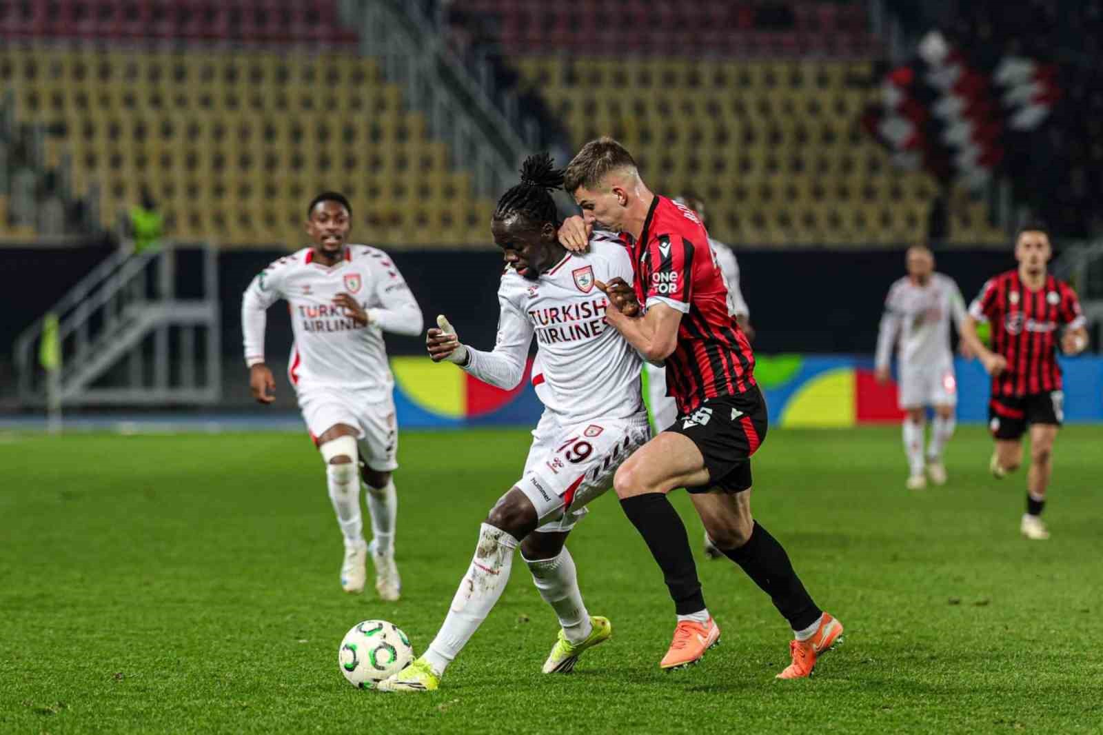 UEFA Konferans Ligi: KF Shkendija: 0 - Samsunspor: 1 (Maç sonucu)
