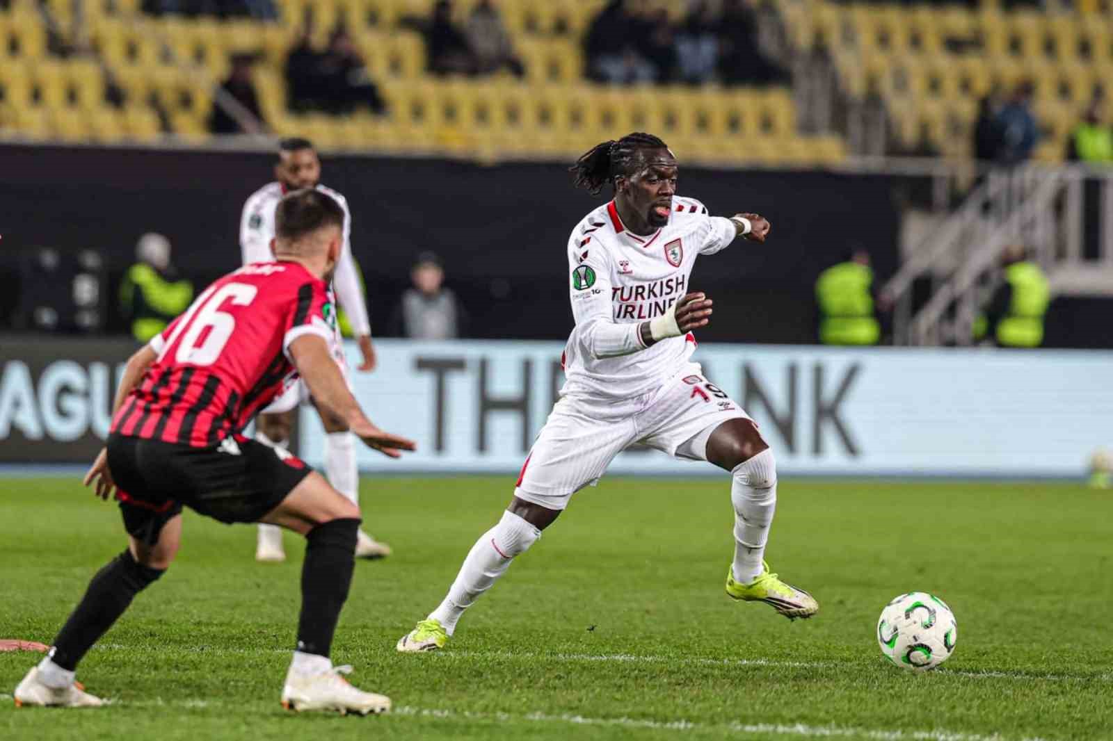 UEFA Konferans Ligi: KF Shkendija: 0 - Samsunspor: 1 (Maç sonucu)
