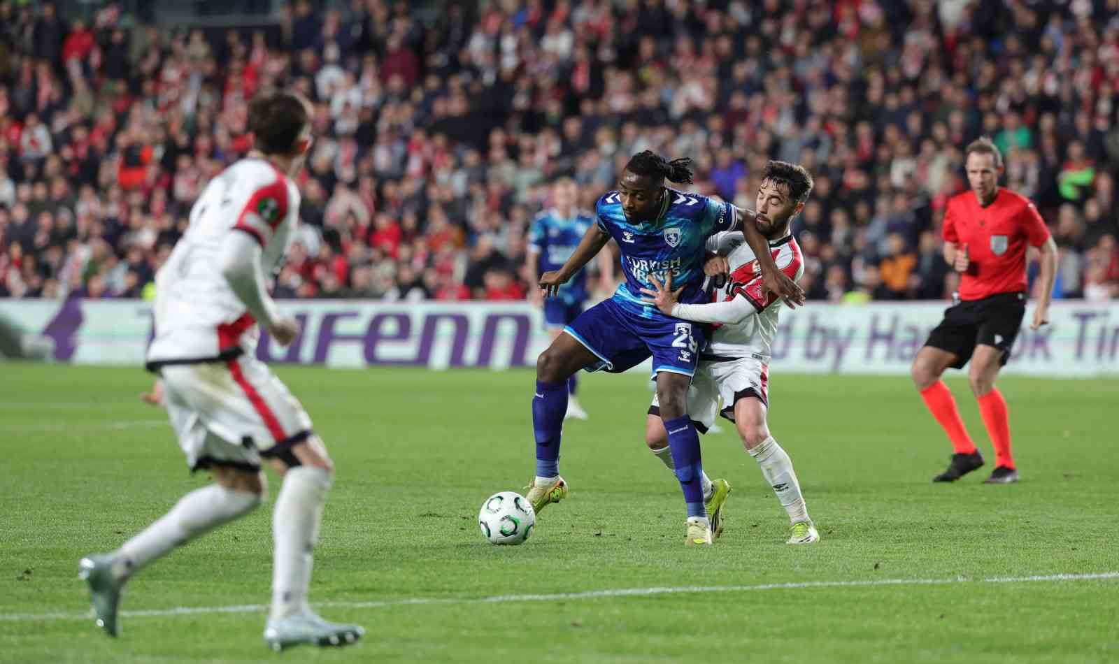 UEFA Konferans Ligi: Rayo Vallecano: 0 - Samsunspor: 1 (Maç sonucu)
