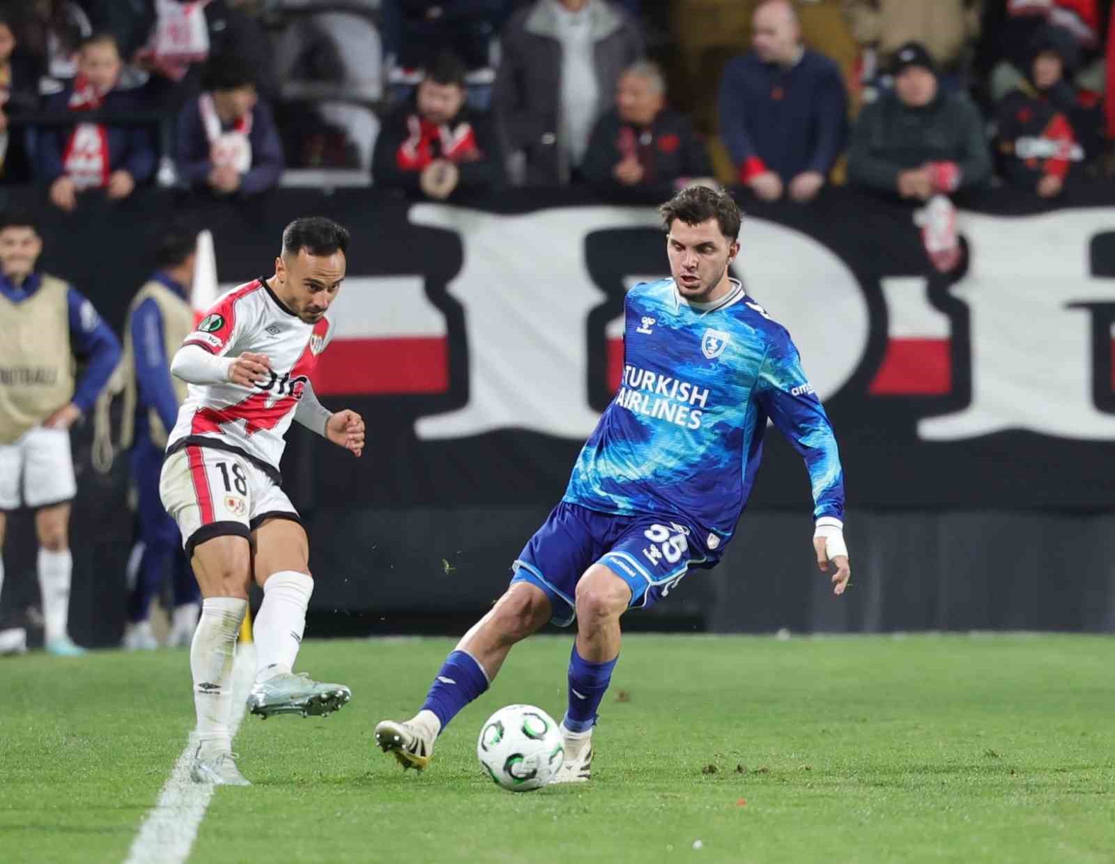 UEFA Konferans Ligi: Rayo Vallecano: 0 - Samsunspor: 1 (Maç sonucu)
