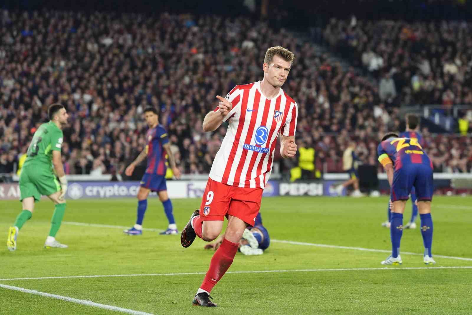 UEFA Şampiyonlar Ligi: Barcelona: 0 - Atletico Madrid: 2
