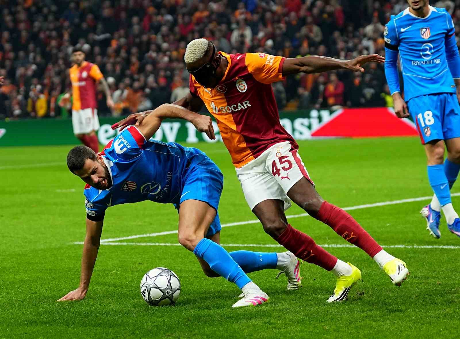 UEFA Şampiyonlar Ligi: Galatasaray: 0 - Atletico Madrid: 1 (Maç devam ediyor)

