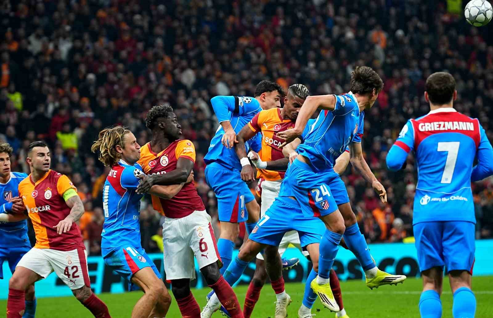 UEFA Şampiyonlar Ligi: Galatasaray: 1 - Atletico Madrid: 1 (Maç sonucu)
