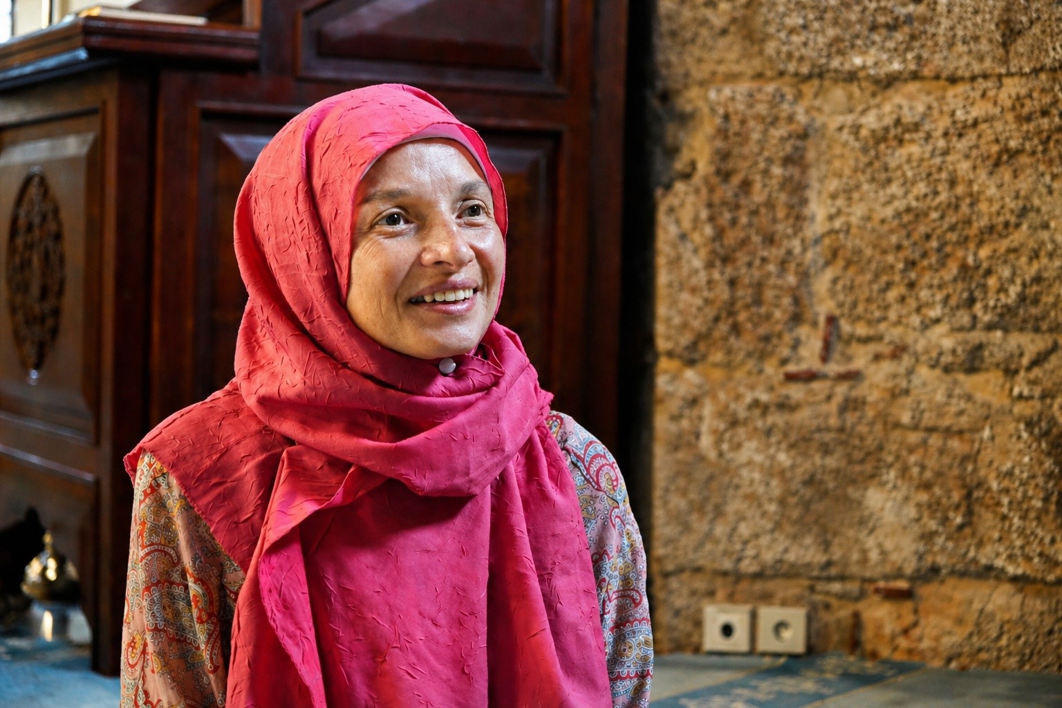 Ukraynalı yoga eğitmeni Lena, Müslüman olup Meryem ismini aldı
