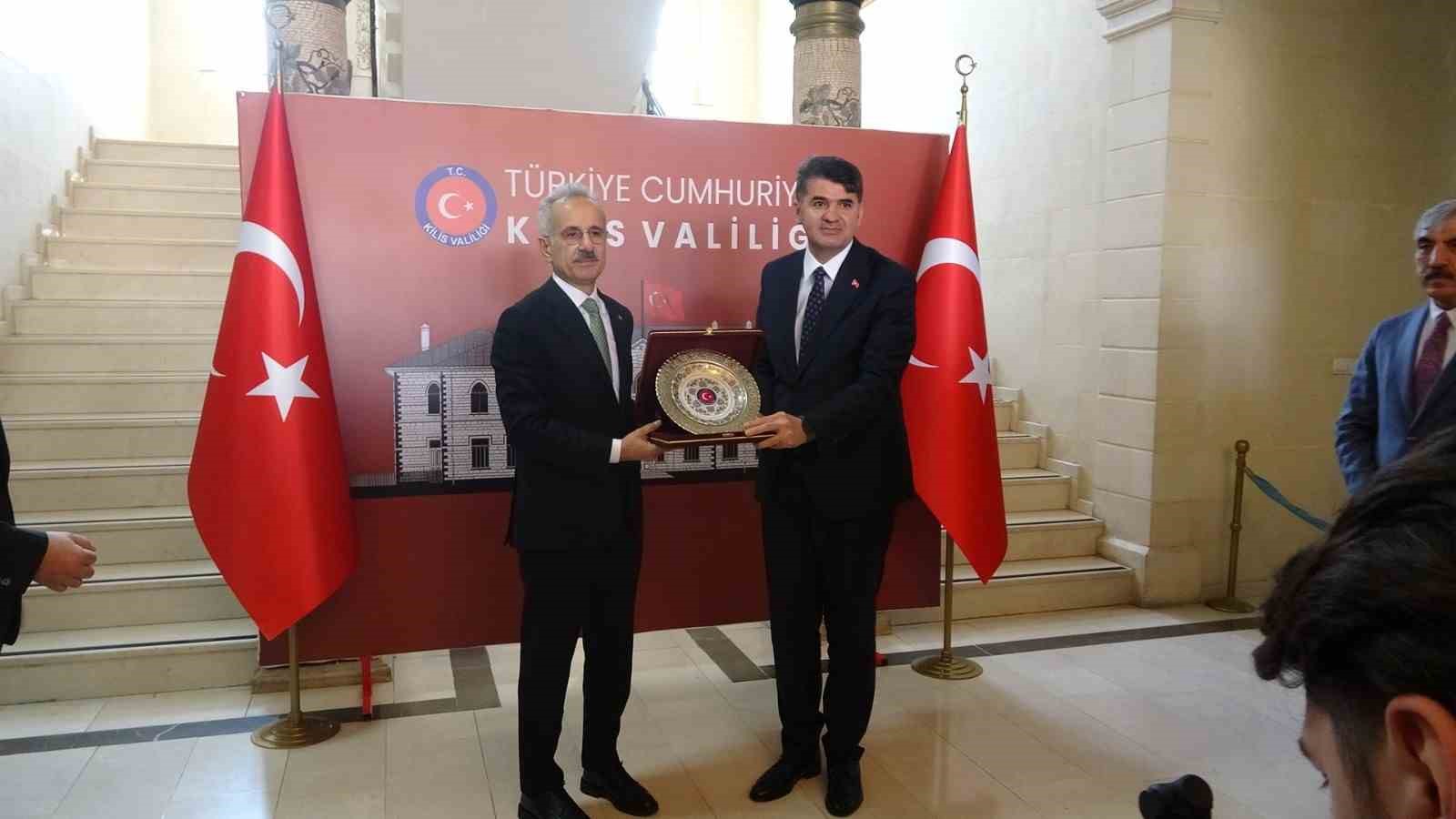 Ulaştırma ve Altyapı Bakanı Abdulkadir Uraloğlu Kilis’te
