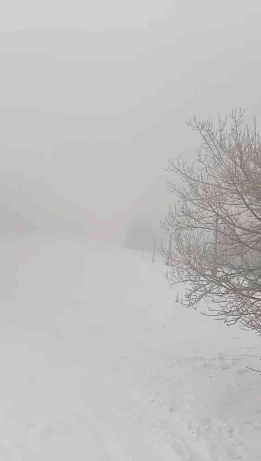 Uludağ’da Mart sonunda kar sürprizi
