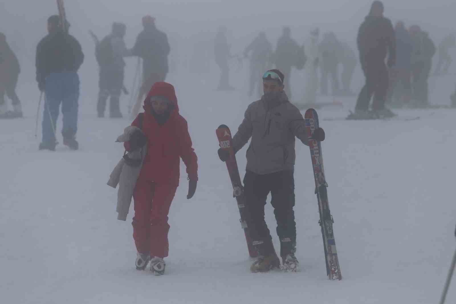 Uludağ’da rekor yoğunluk: 47 bin araç giriş yaptı
