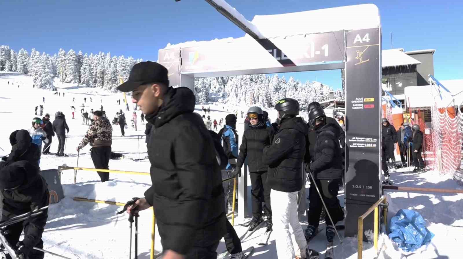 Uludağ’da sömestr hareketliliği zirveye çıktı
Uludağ’da sömestr hareketliliği zirveye çıktı