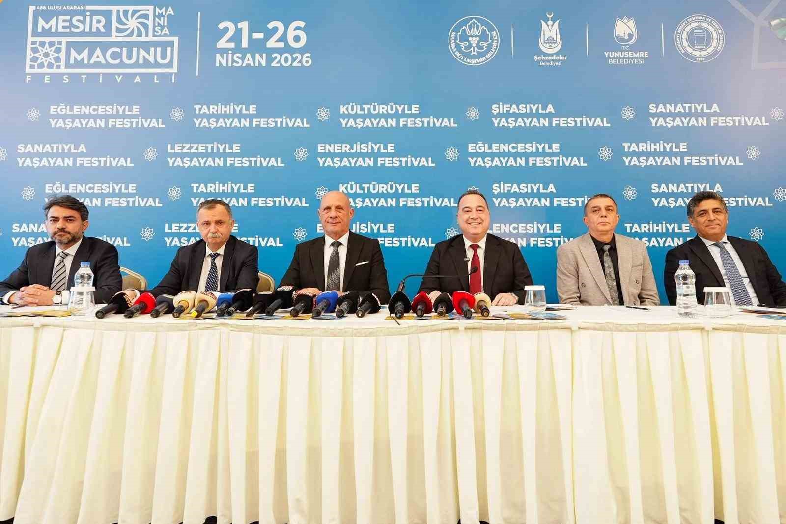 Uluslararası Manisa Mesir Macunu Festivali için geri sayım başladı
