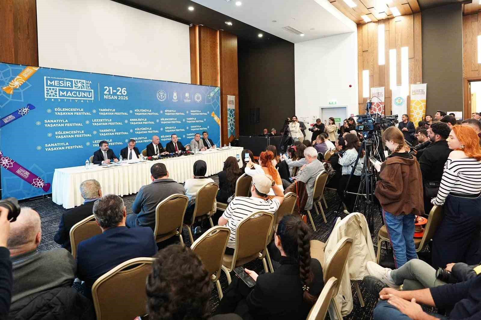 Uluslararası Manisa Mesir Macunu Festivali için geri sayım başladı
