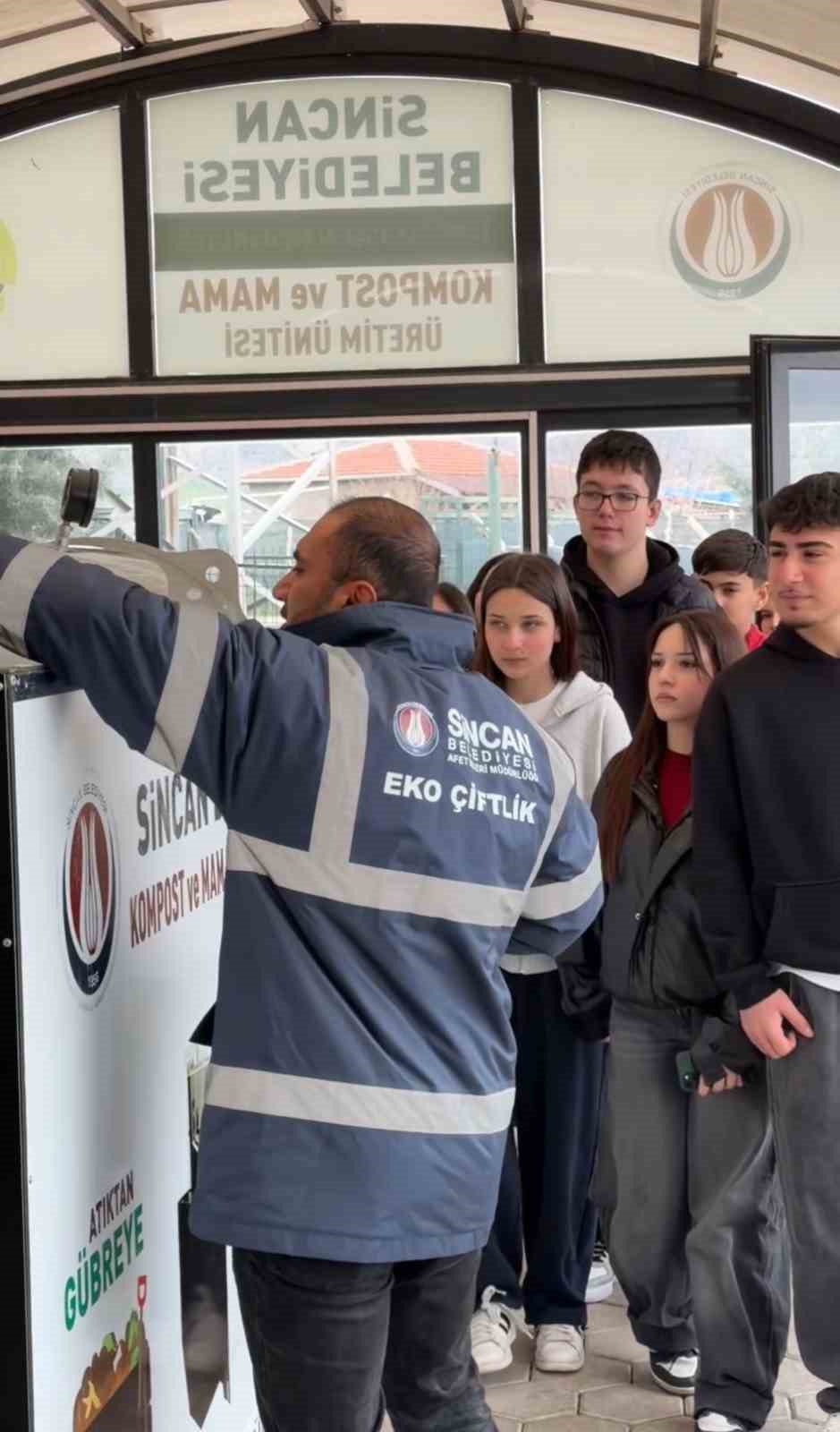 Uluslararası Sıfır Atık Günü’nde Sincan’da öğrencilere çevre eğitimi
