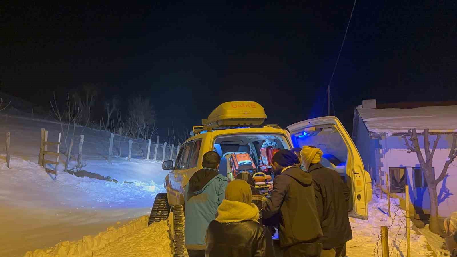 UMKE’den zorlu kış şartlarında hayat kurtaran müdahale
