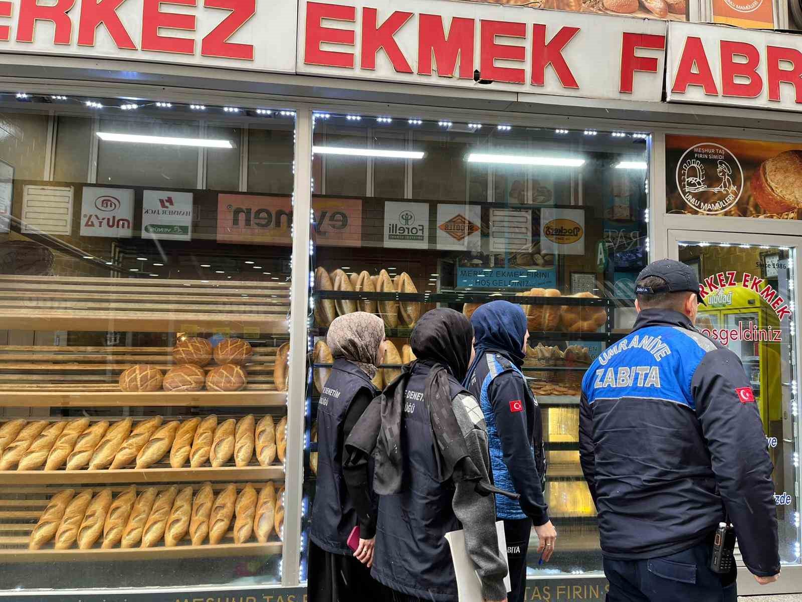 Ümraniye’de fırın ve pastaneler denetlendi
