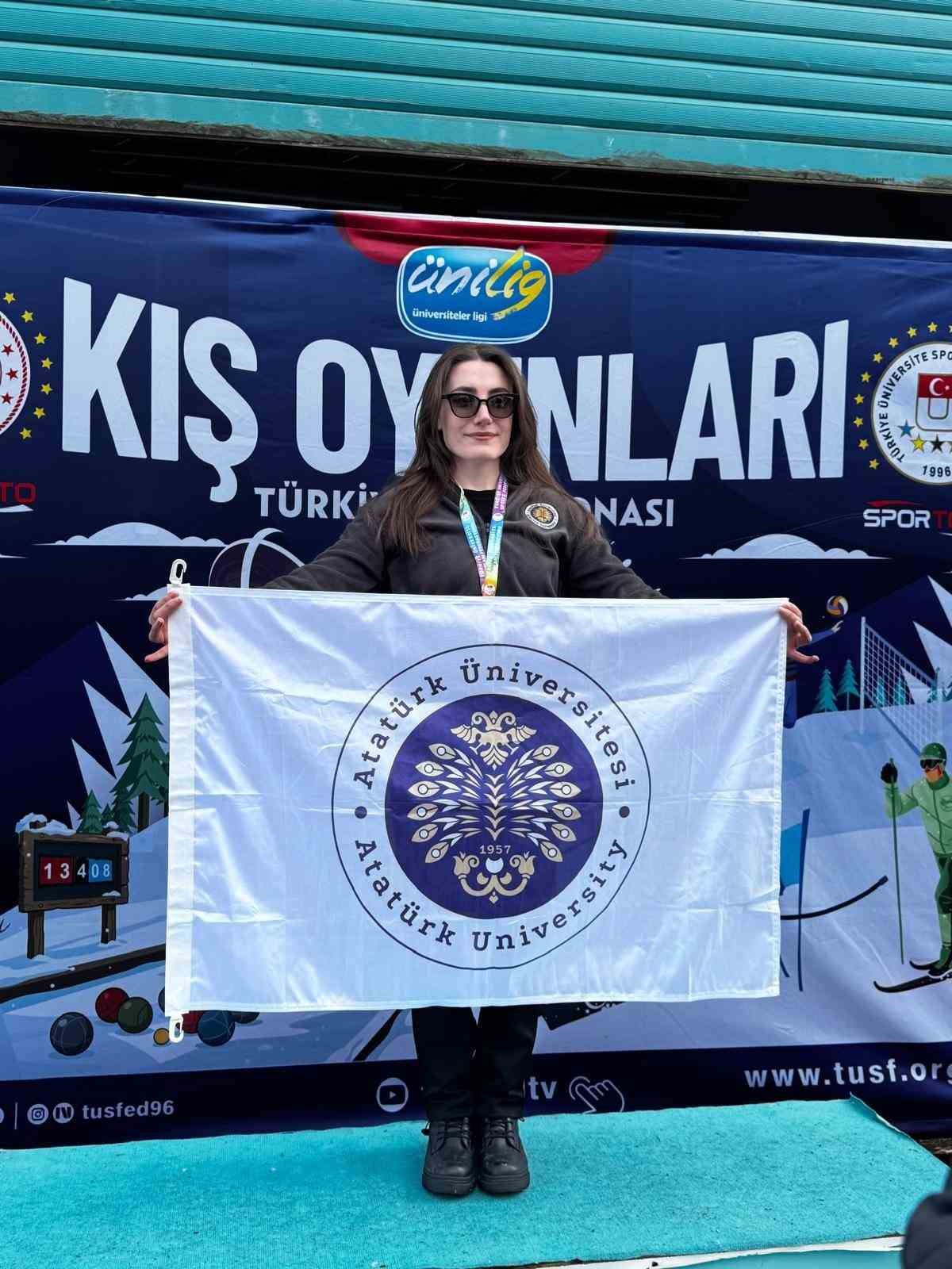 Ünilig kış oyunlarında Atatürk Üniversitesi rüzgârı
