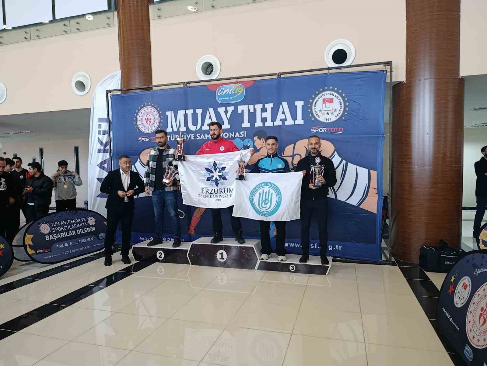 ÜNİLİG Muay Thai Türkiye Şampiyonası’nda BEÜ zirvede
