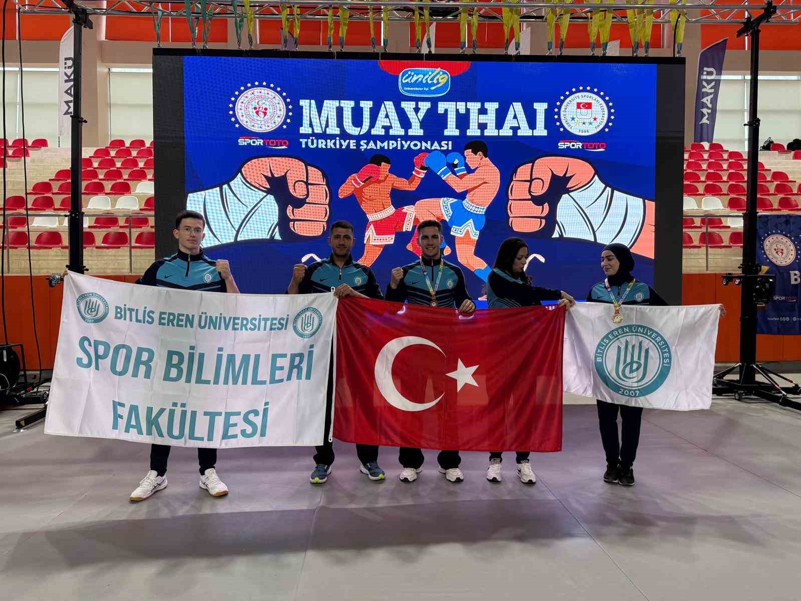 ÜNİLİG Muay Thai Türkiye Şampiyonası’nda BEÜ zirvede
