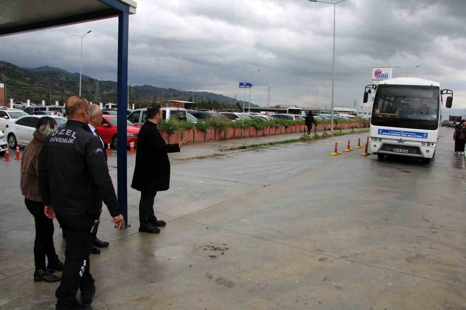 Üniversitedeki yol hasarı yerinde incelendi
