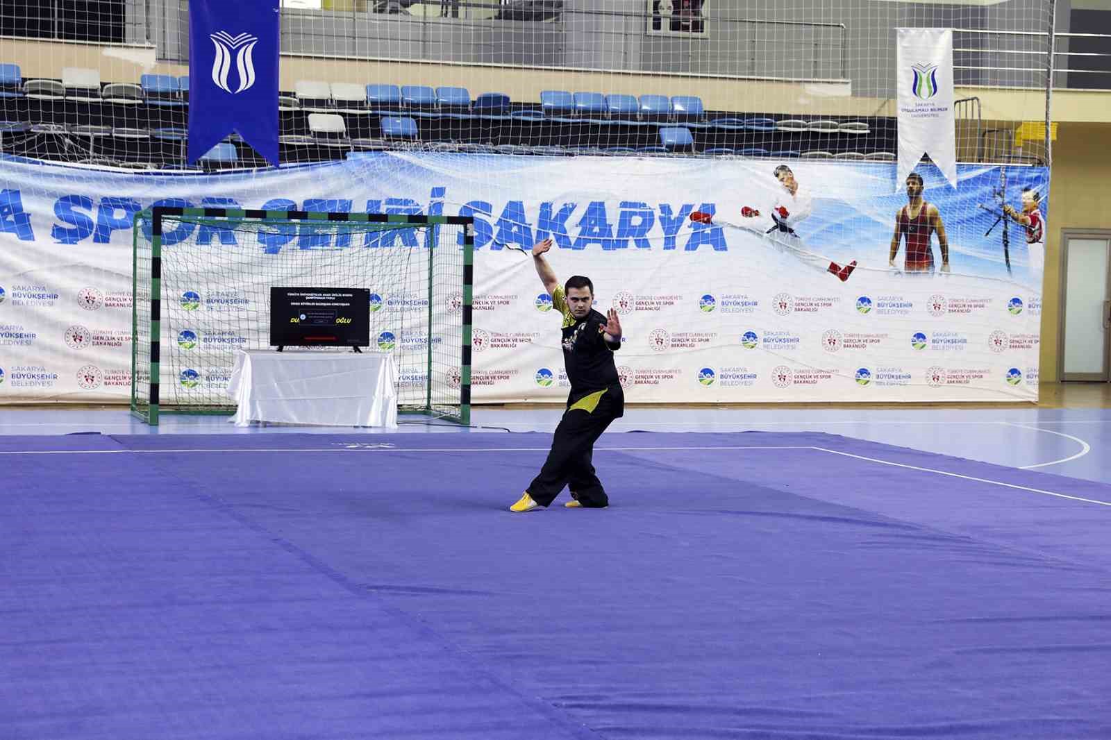 Üniversiteler arası Wushu heyecanı Sakarya’da
