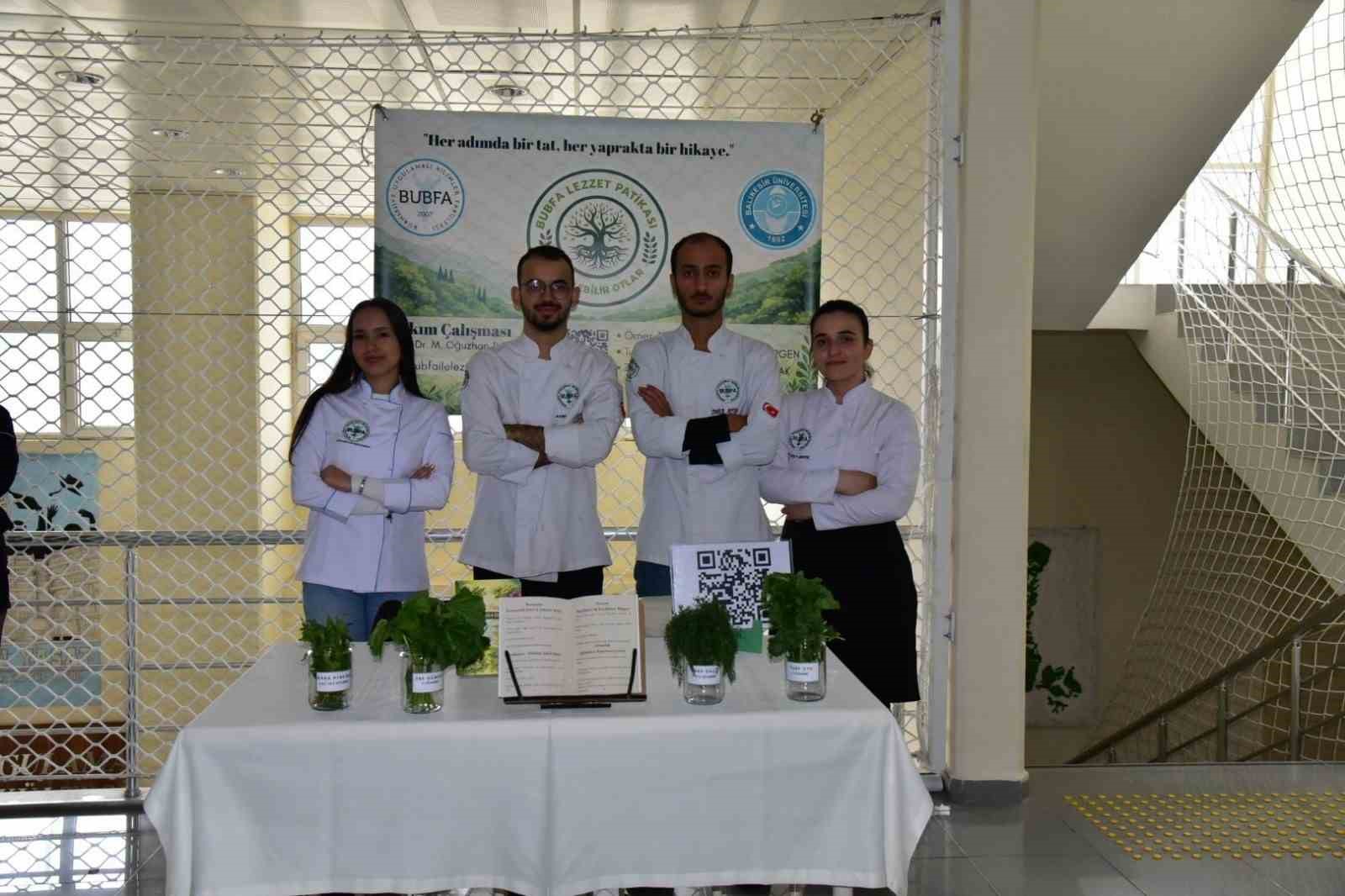 Üniversiteliler Yenilebilir Otlara Yönelik Proje yaptı
