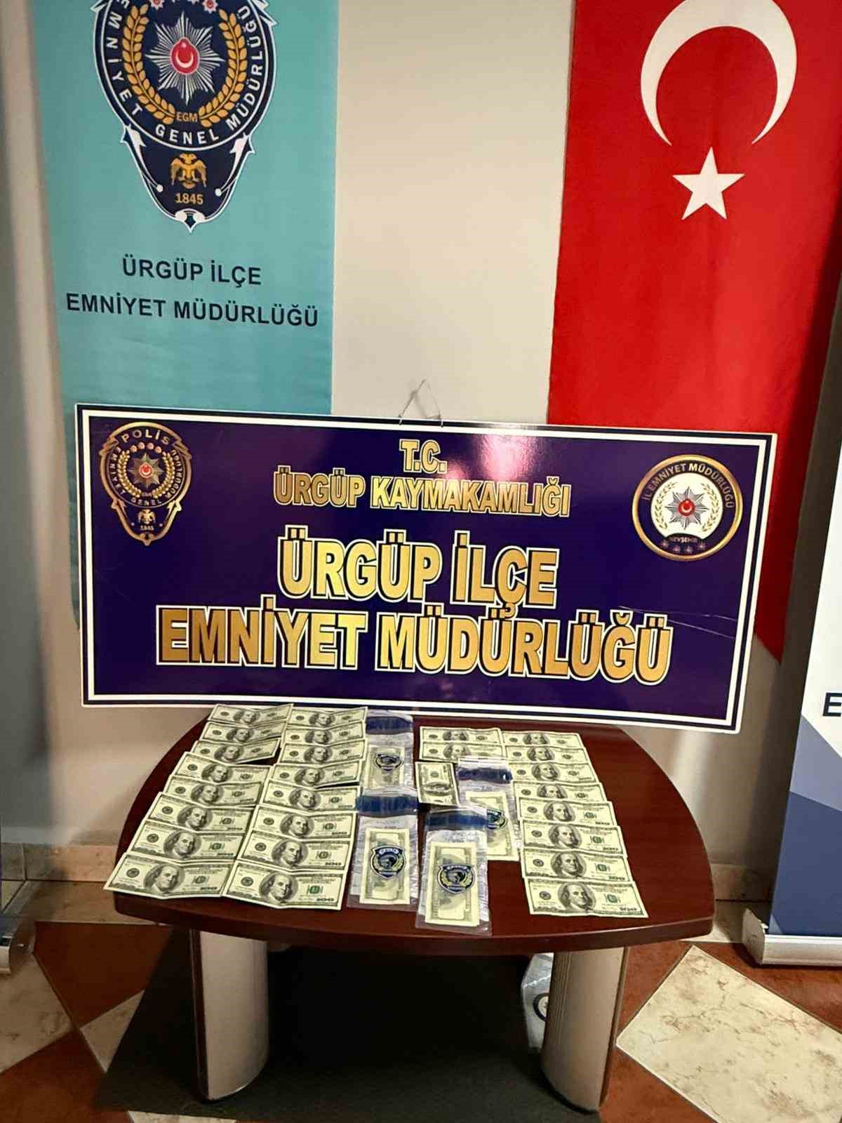 Ürgüp’te sahte dolar operasyonu: 4 kişi tutuklandı

