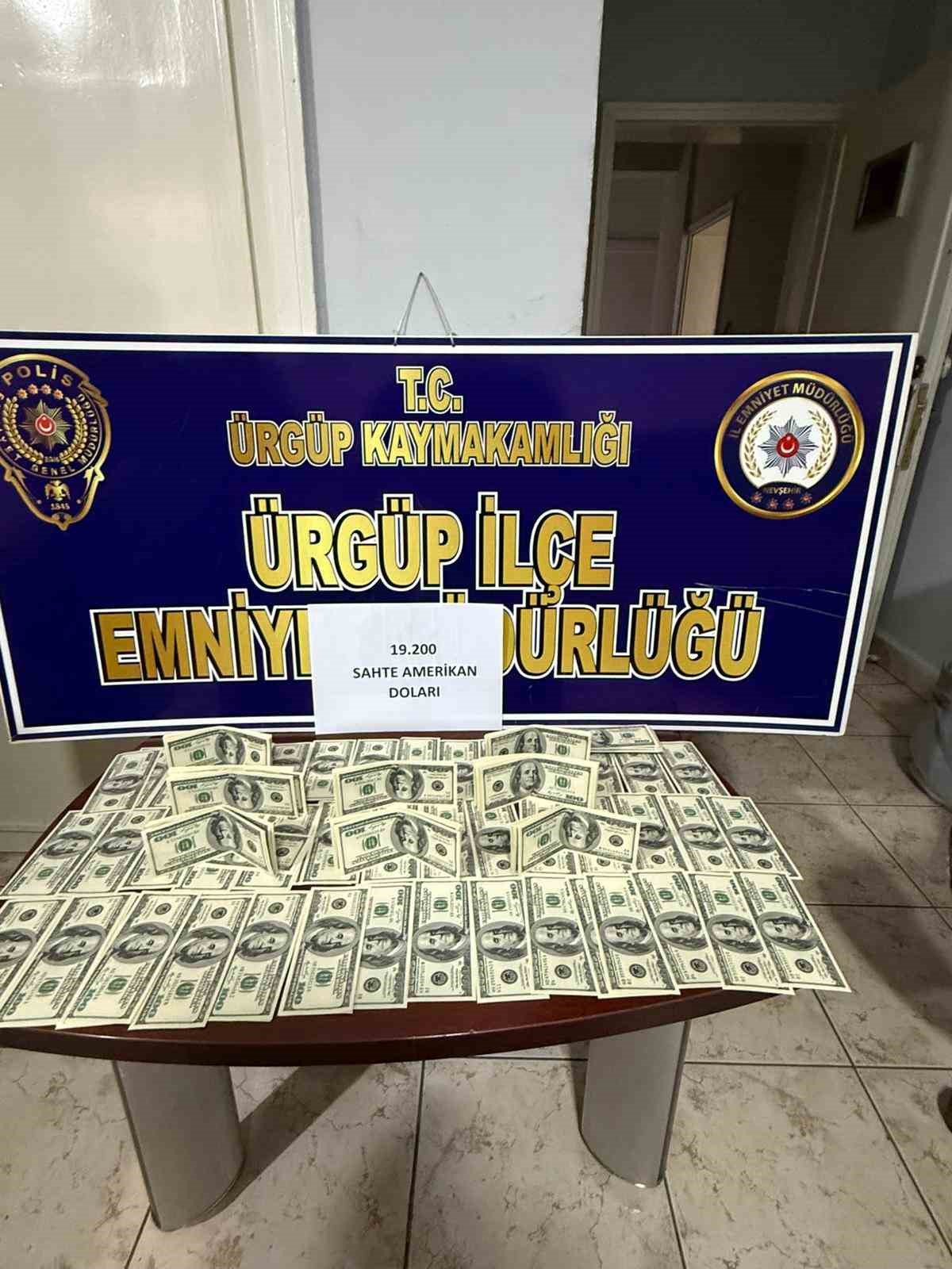 Ürgüp’te sahte dolar operasyonu: 4 kişi tutuklandı
