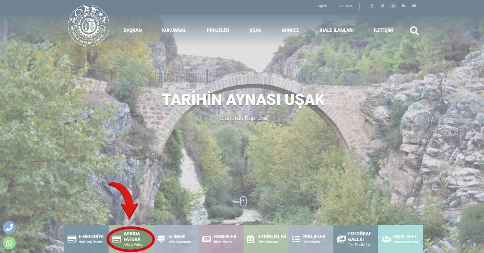 Uşak Belediyesi dar gelirli vatandaşlar için askıda fatura uygulaması başlattı
