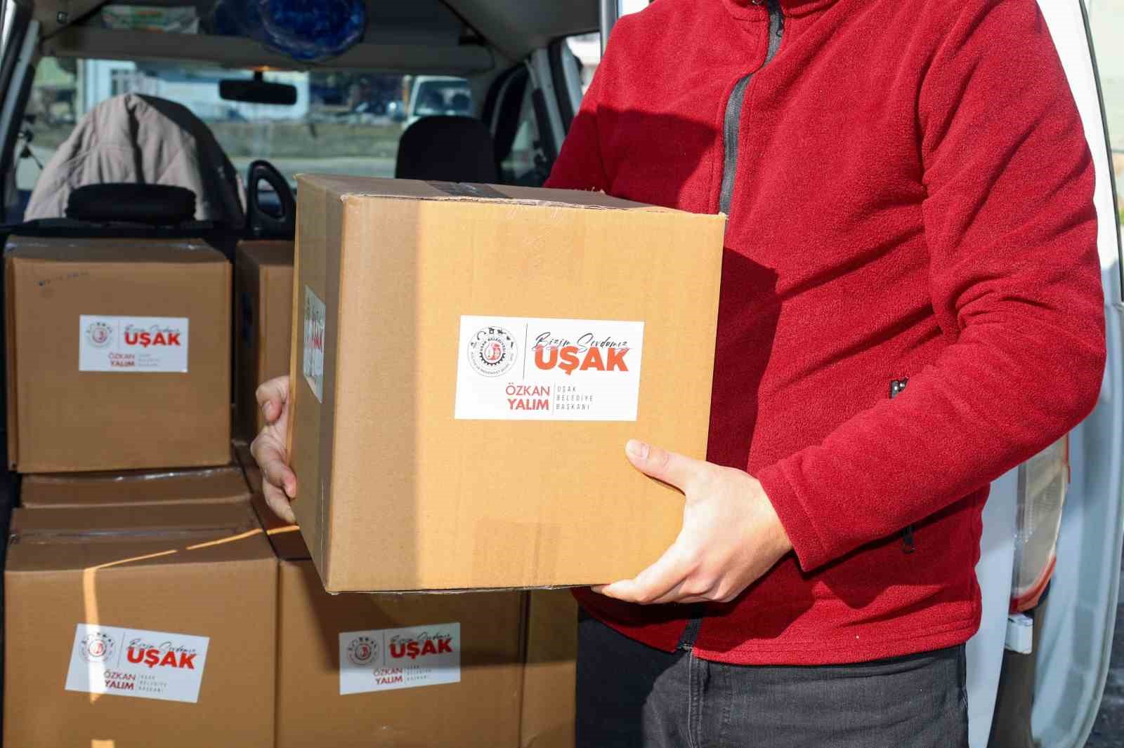 Uşak Belediyesinden ihtiyaç sahibi ailelere ramazan ayı boyunca kesintisiz destek
