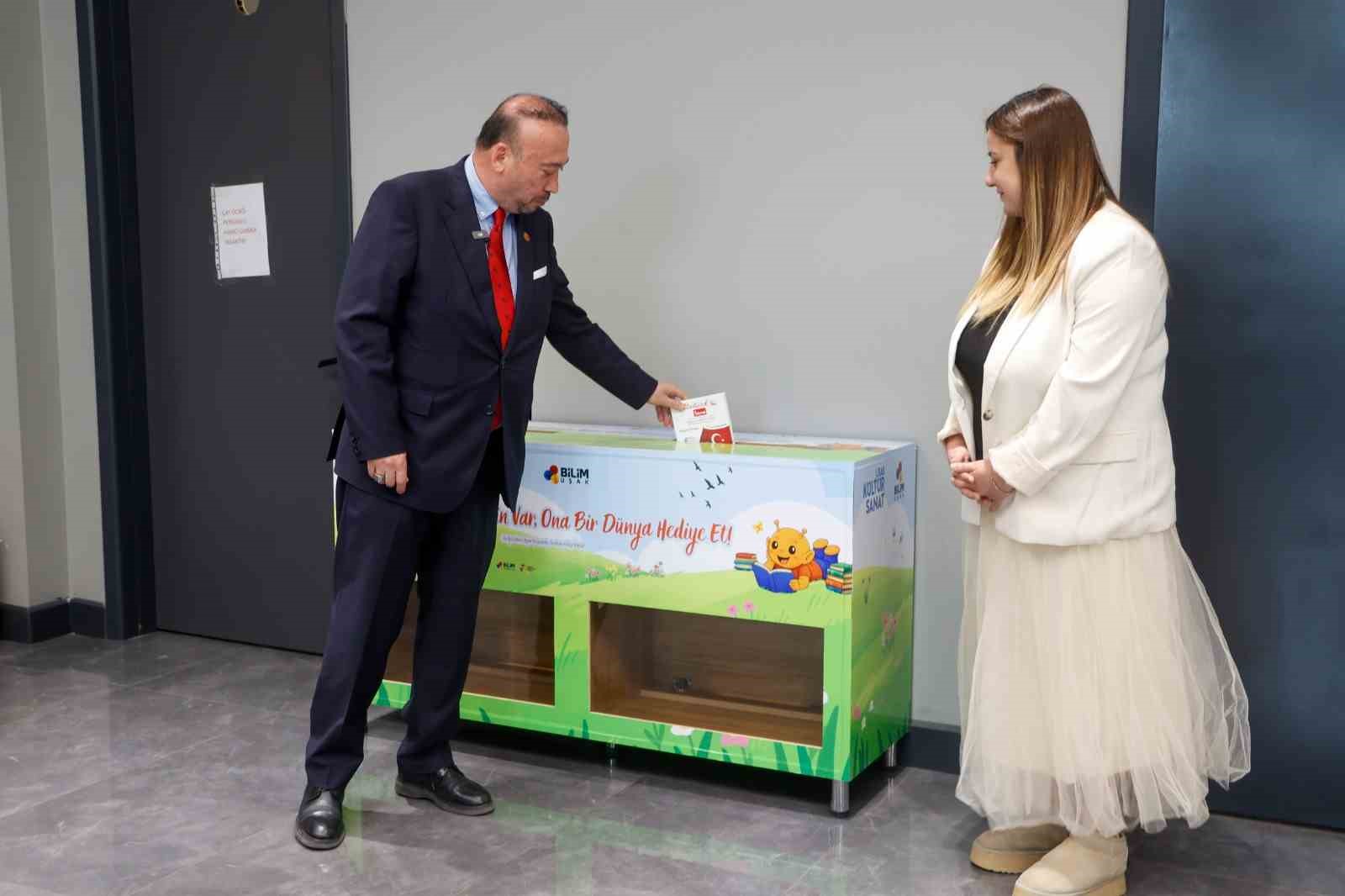 Uşak Belediyesi’nden "Kitap Kumbarası" projesi
