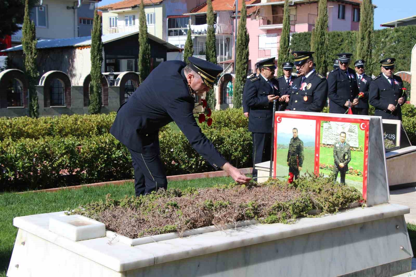 Uşaklı şehitler, Polis Haftası’nda unutulmadı
