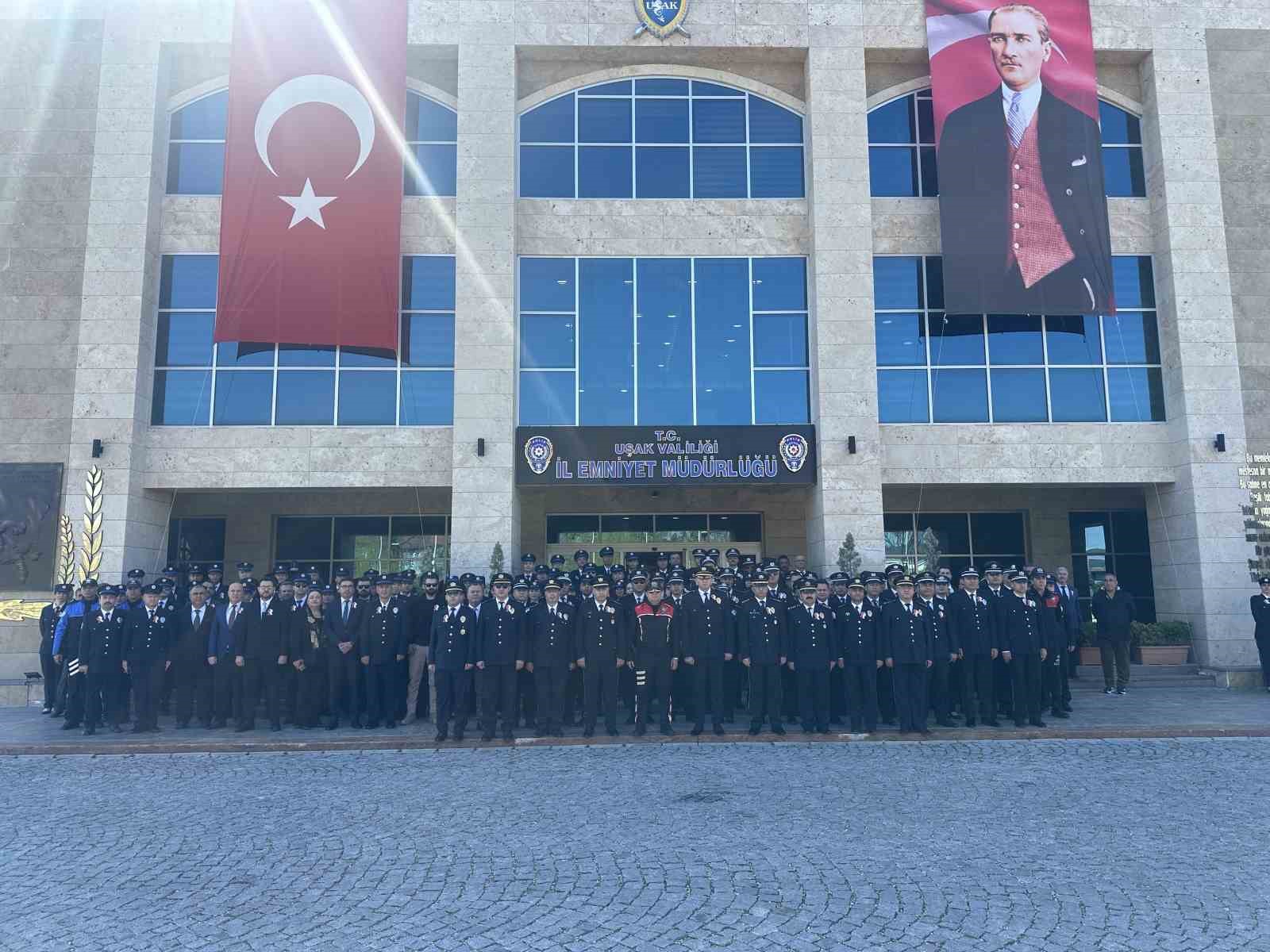 Uşaklı şehitler, Polis Haftası’nda unutulmadı
