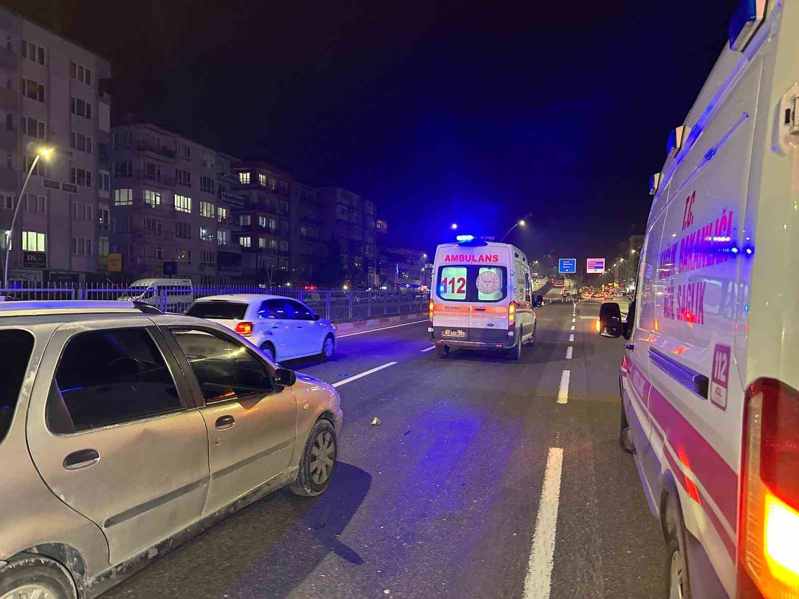 Uşak’ta 4 araçlı zincirleme kazada 6 kişi yaralandı
