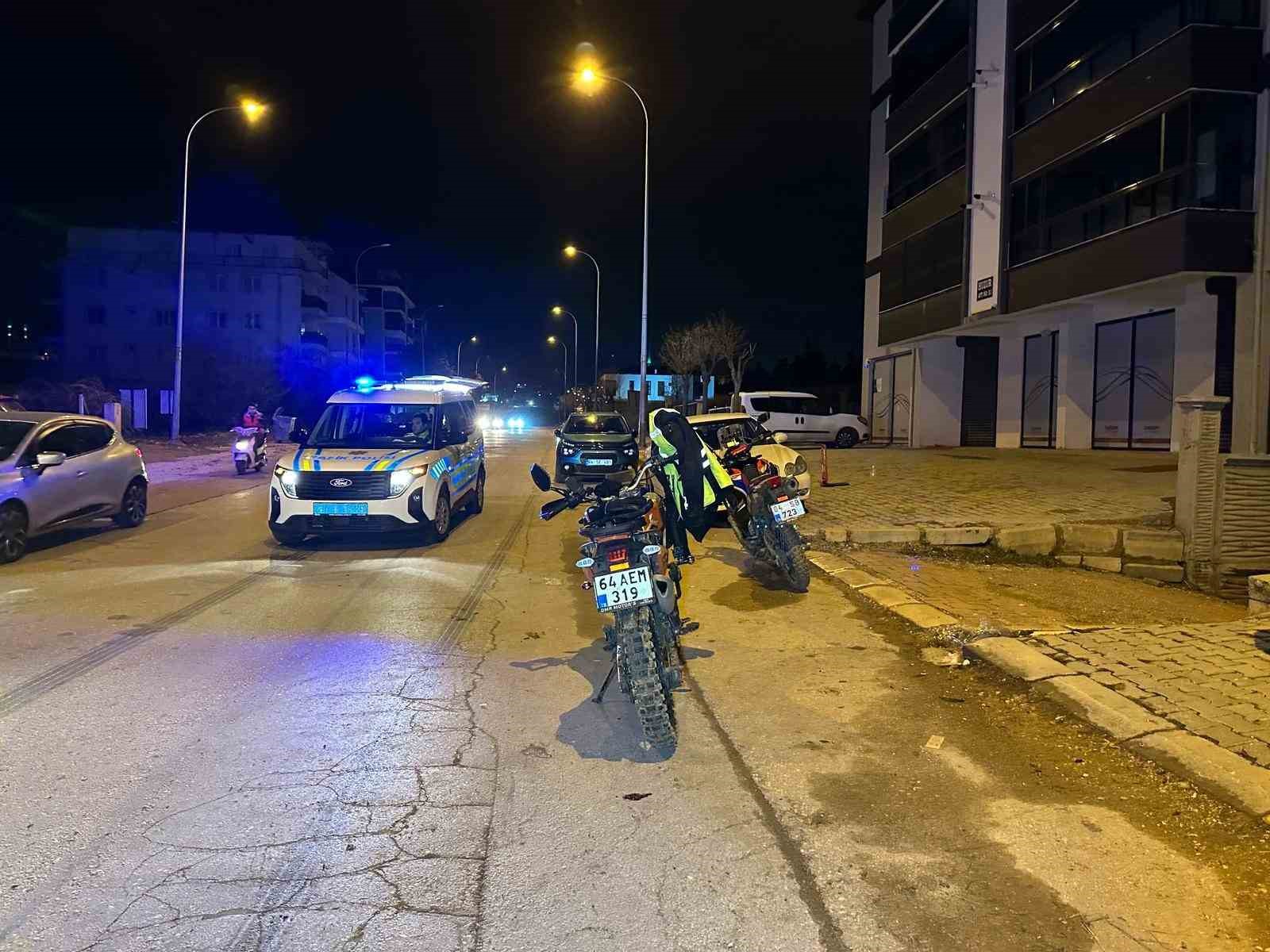 Uşak’ta motosikletin çarptığı yaya hayatını kaybetti: Kaza anı kamereda
