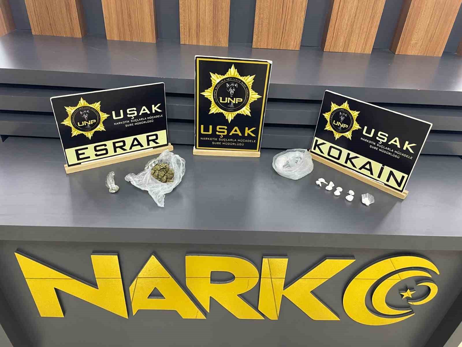 Uşak’ta uyuşturucu operasyonu: 3 tutuklama
