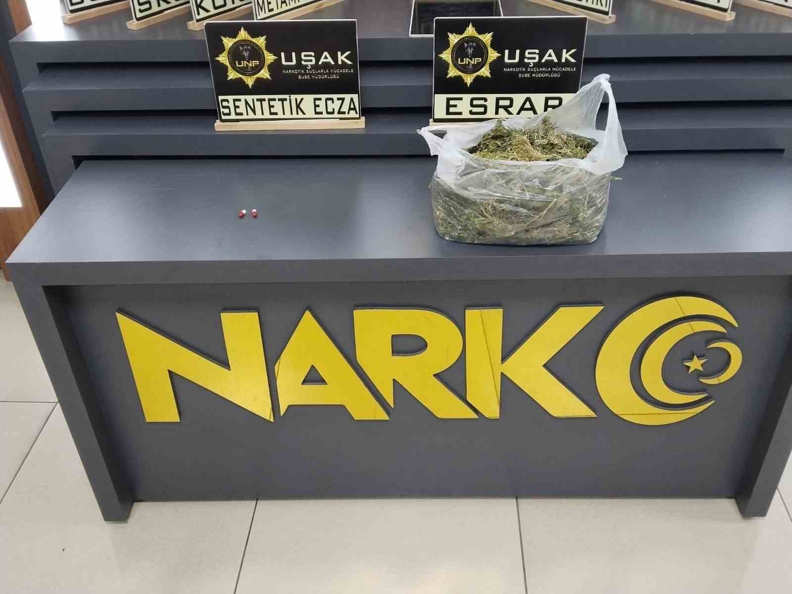 Uşak’ta uyuşturucu operasyonu: 3 tutuklama
