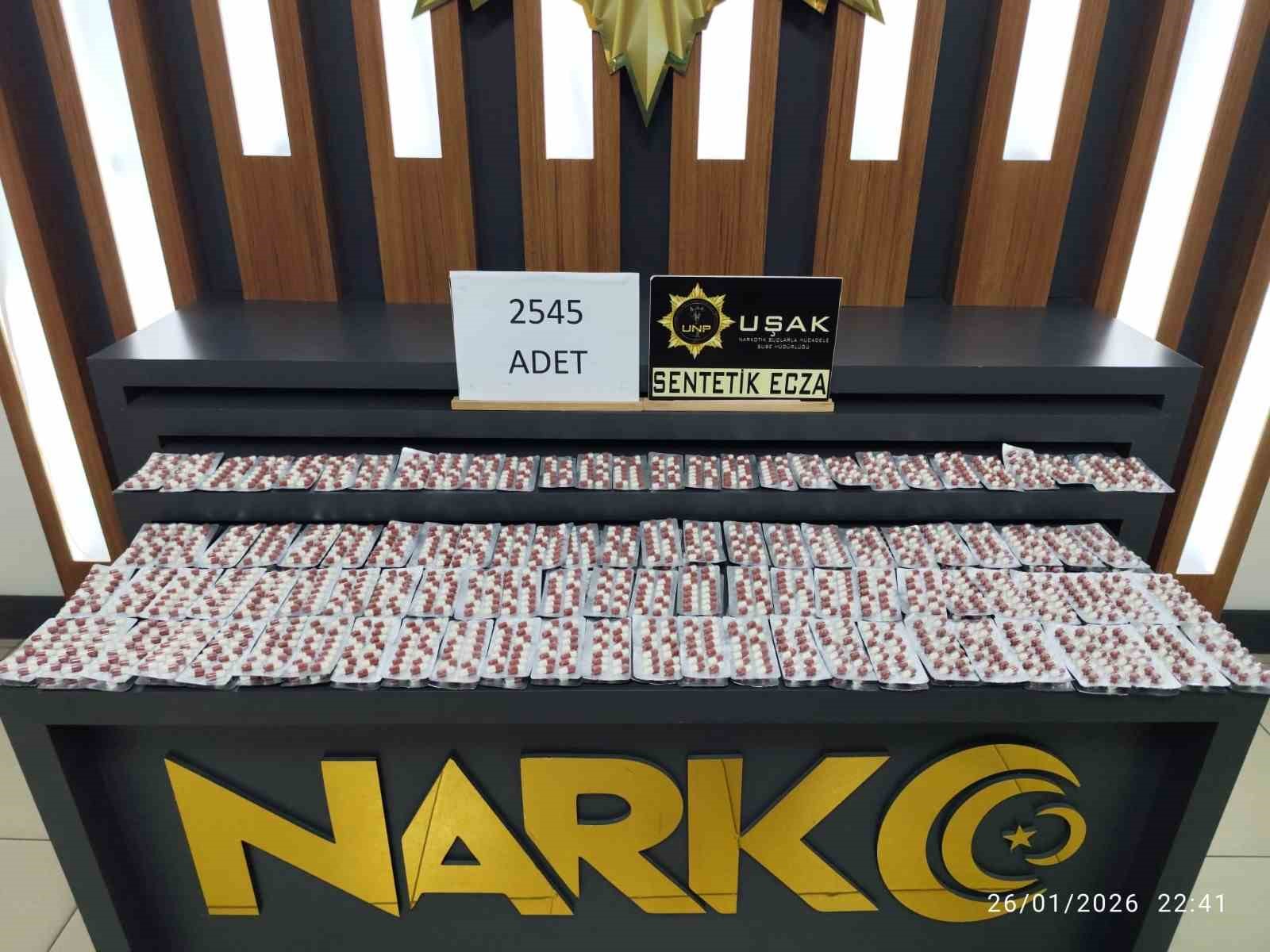 Uşak’ta uyuşturucu operasyonunda 6 kişi tutuklandı
