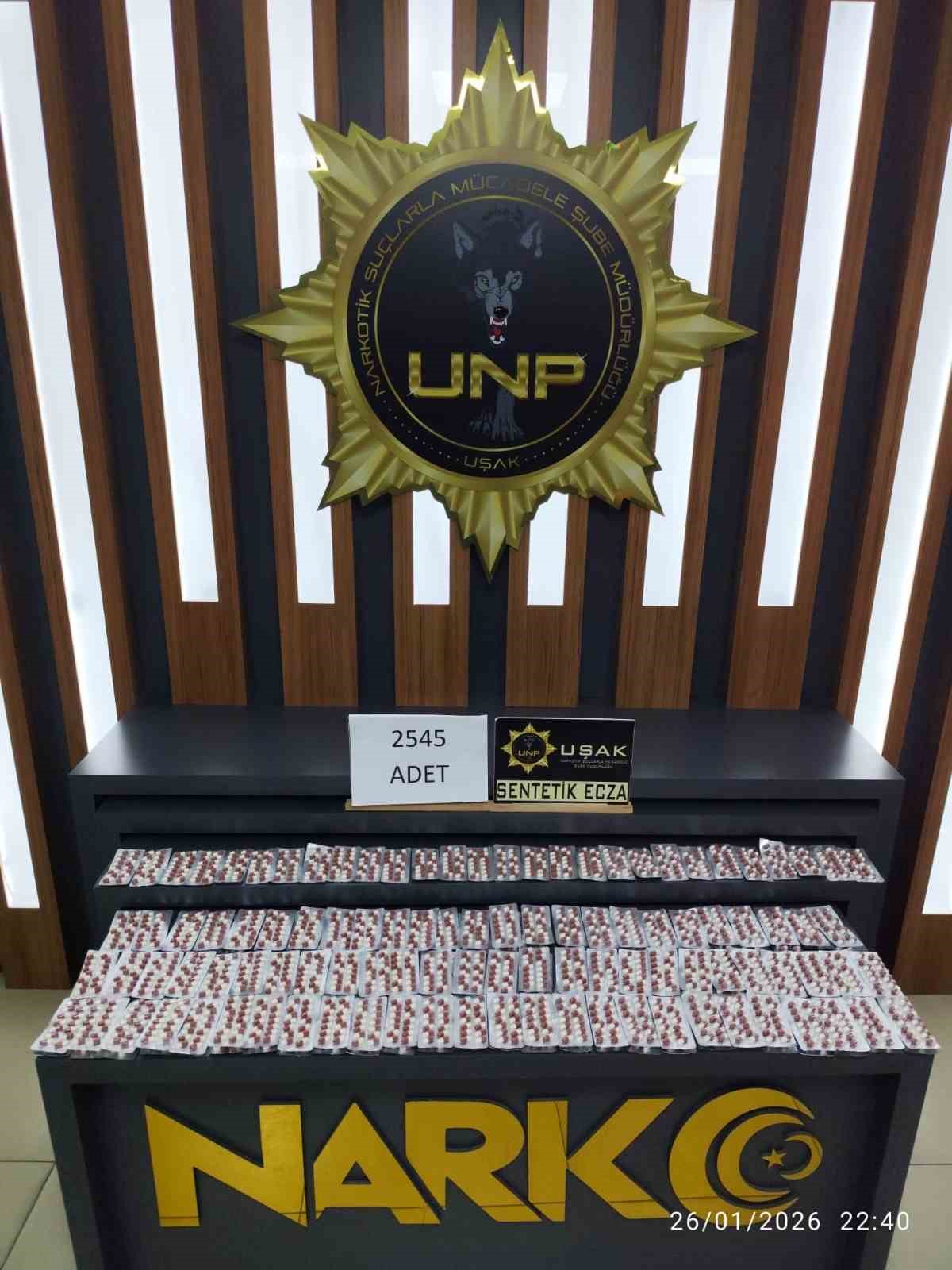 Uşak’ta uyuşturucu operasyonunda 6 kişi tutuklandı
