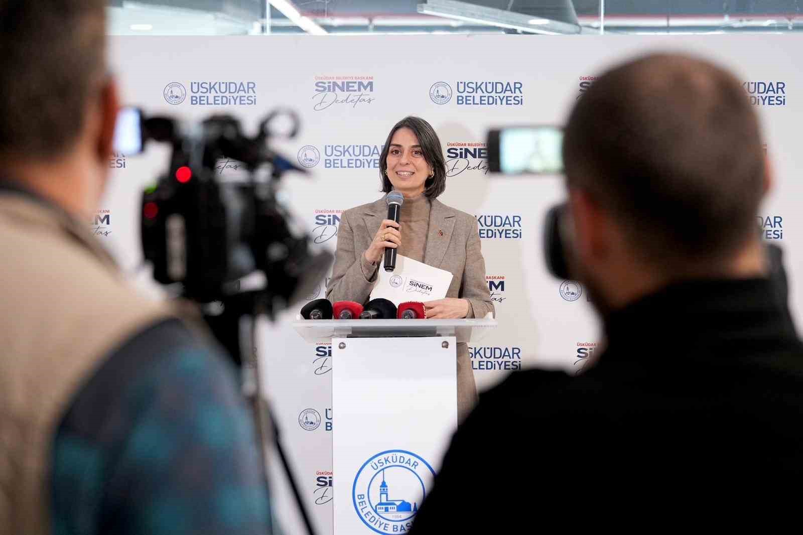 Üsküdar Belediyesi’nden gazetecilere anlamlı jest
