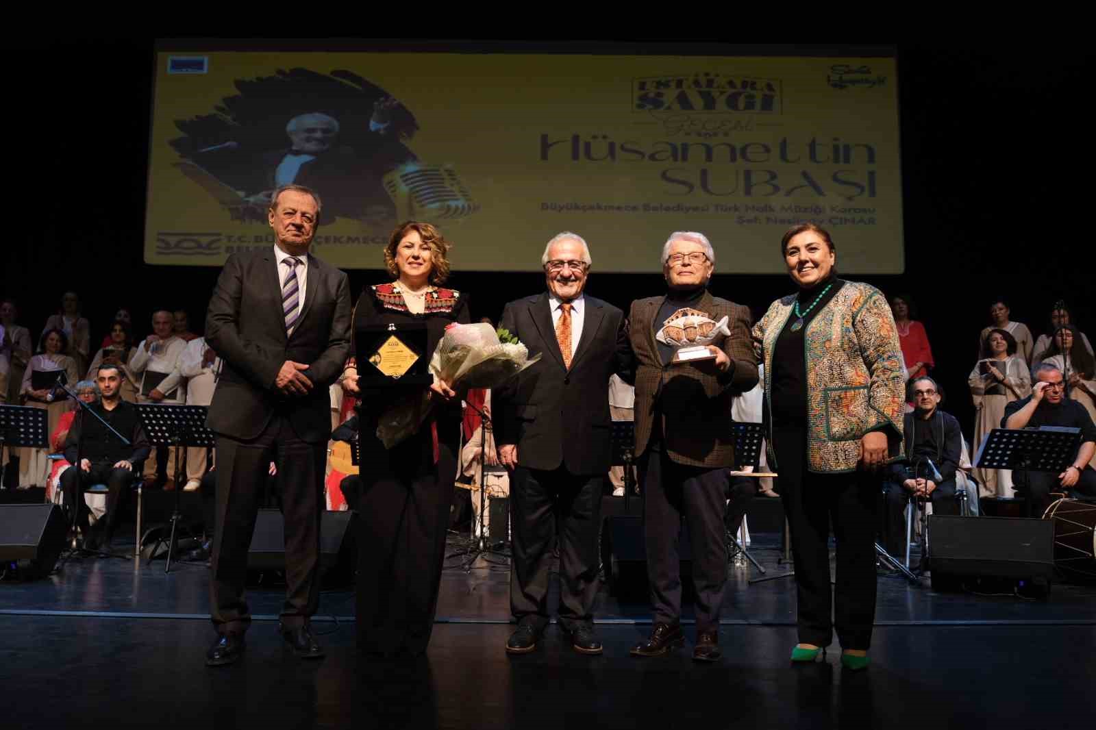 Ustalara Saygı Gecesi’ne usta sanatçı Hüsamettin Subaşı sahne aldı
