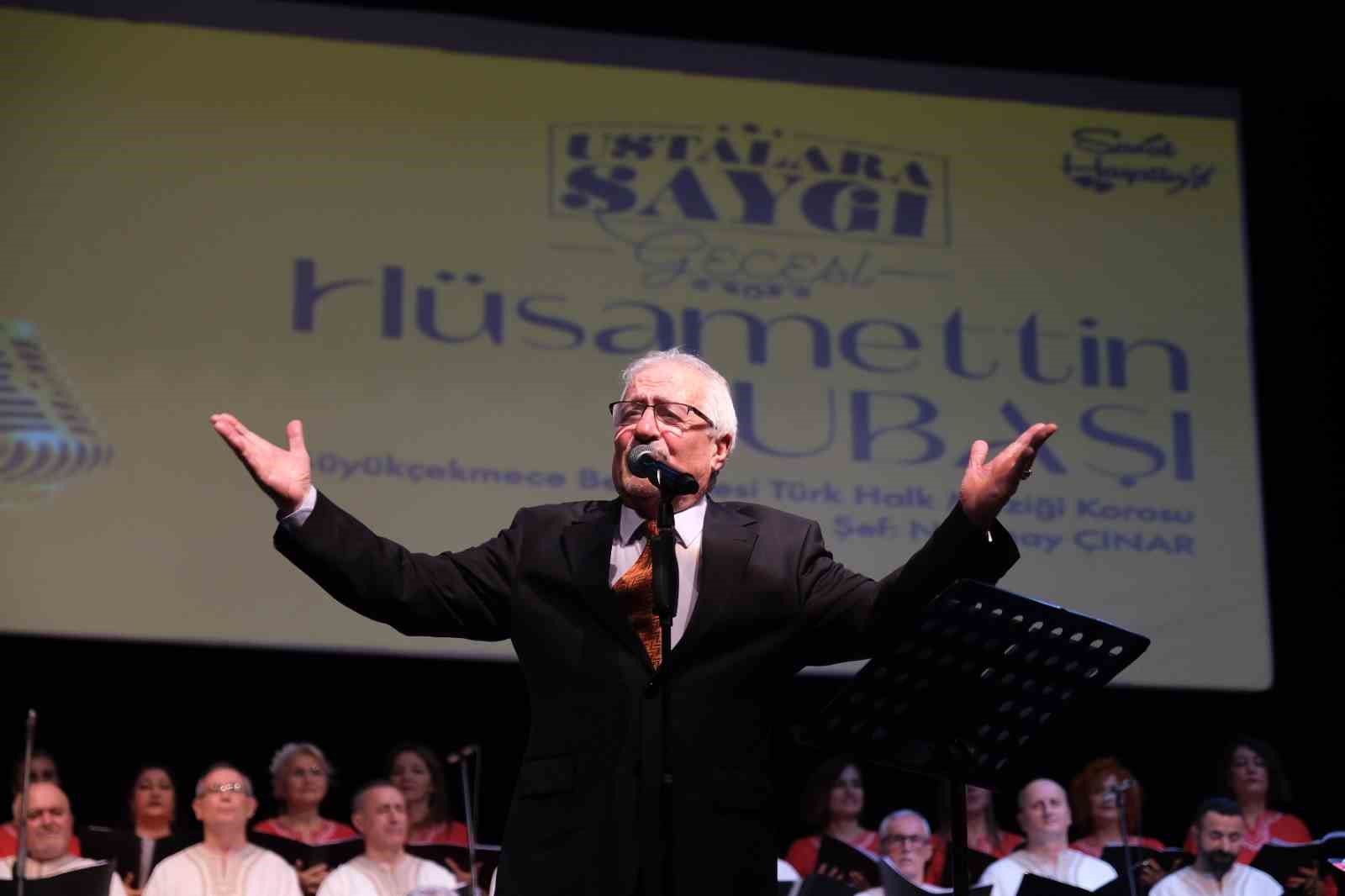 Ustalara Saygı Gecesi’ne usta sanatçı Hüsamettin Subaşı sahne aldı
