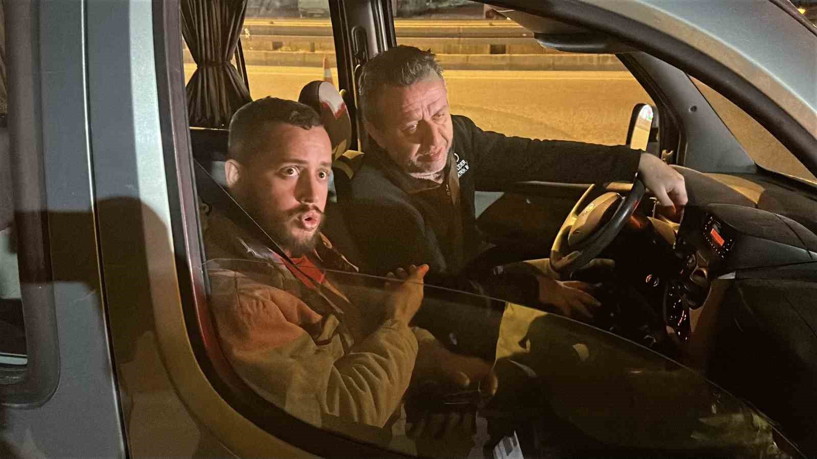 Uygulama noktasına gelmeden sürücü değiştirdi, kendisi itiraf etse de kamera kaydı istedi
