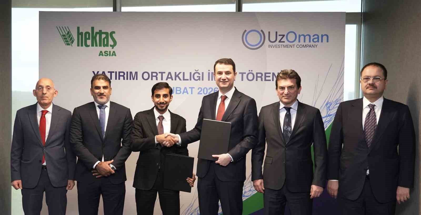 UzOman, Hektaş Özbekistan’a ortak oluyor
UzOman, Hektaş Özbekistan’a ortak oluyor