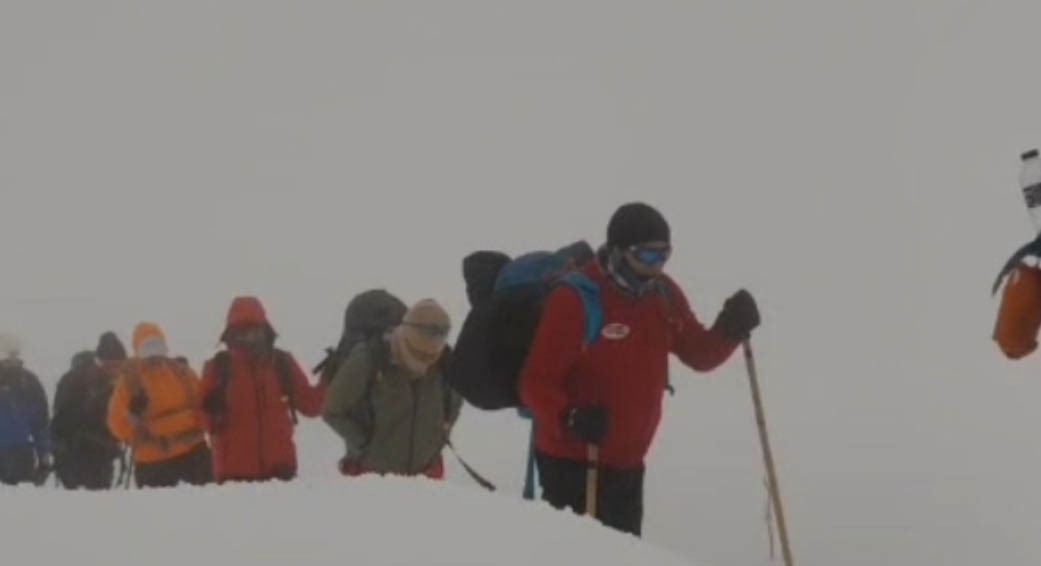 Vadi Doğa Sporları Kulübü ekibi Hayal Dağı’na tırmandı
