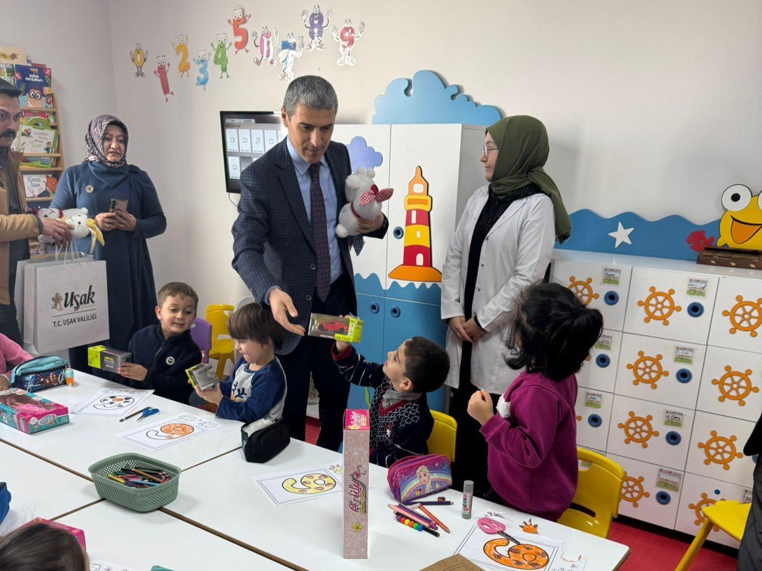 Vali Aktaş Karahan Kur’an Kursu’nu ziyaret etti
