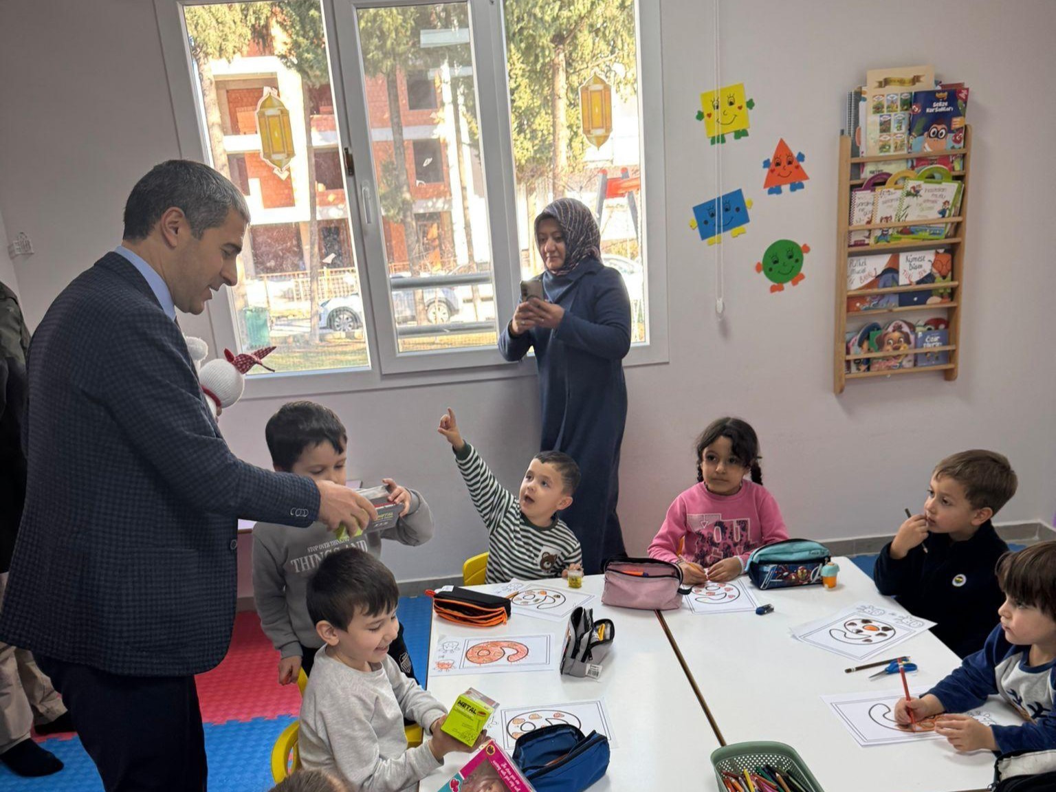 Vali Aktaş Karahan Kur’an Kursu’nu ziyaret etti
