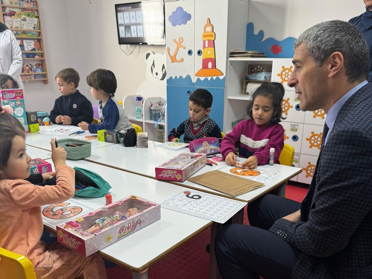 Vali Aktaş Karahan Kur’an Kursu’nu ziyaret etti
