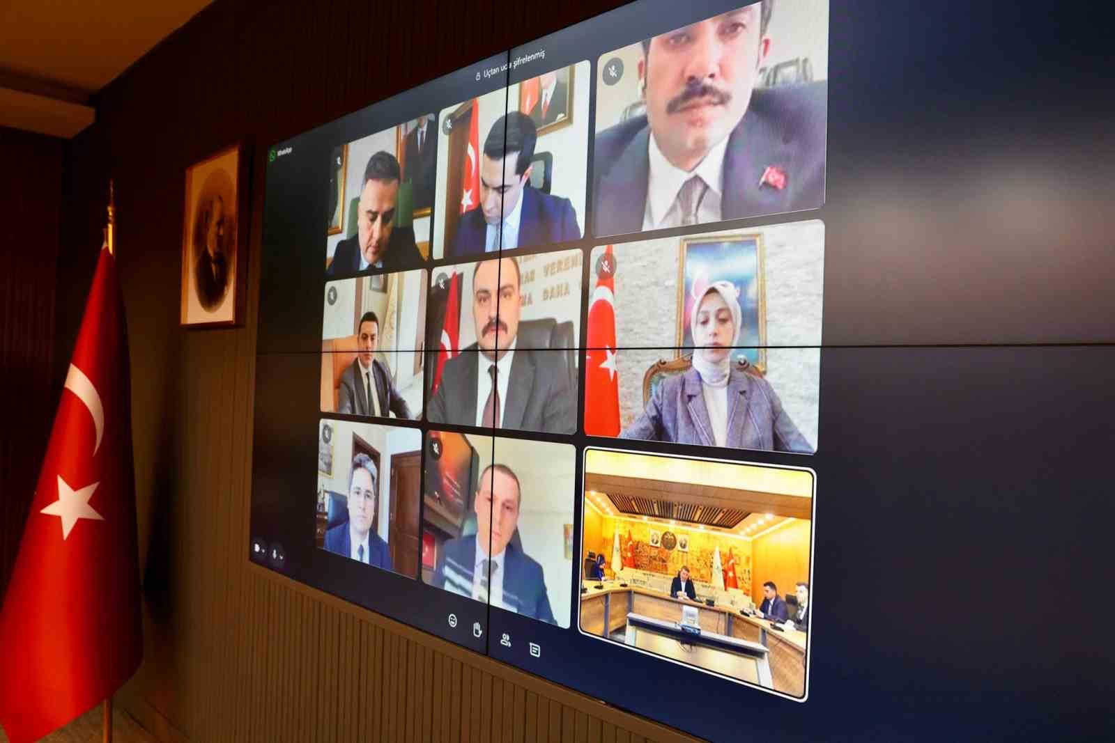 Vali Aydoğdu Başkanlığında koordinasyon toplantısı düzenlendi
