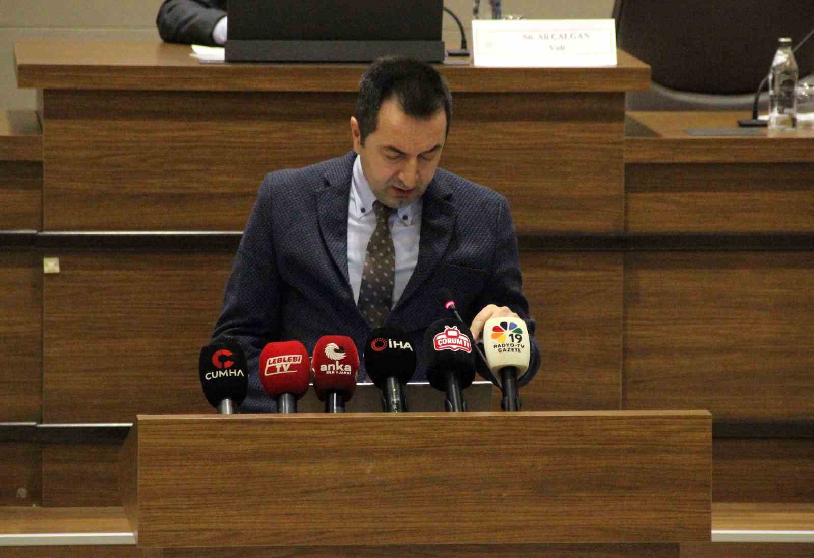 Vali Çalgan: "Ankara-Samsun Hızlı Demir Yolu Projesi’nin Delice-Çorum etabında yüzde 20 iş bitirme gerçekleşti"
