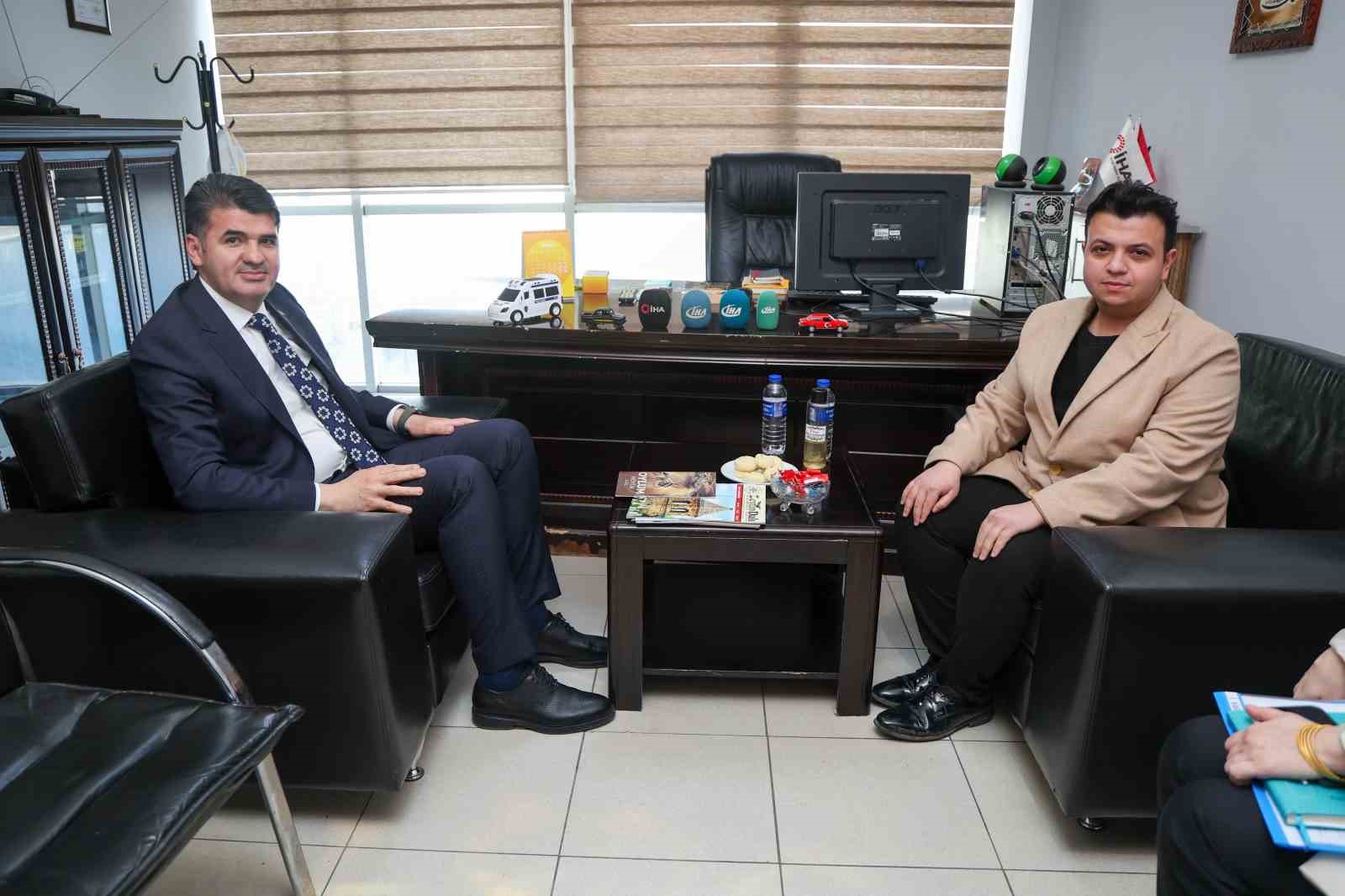 Vali Kalaylı’dan İHA’ya ziyaret
