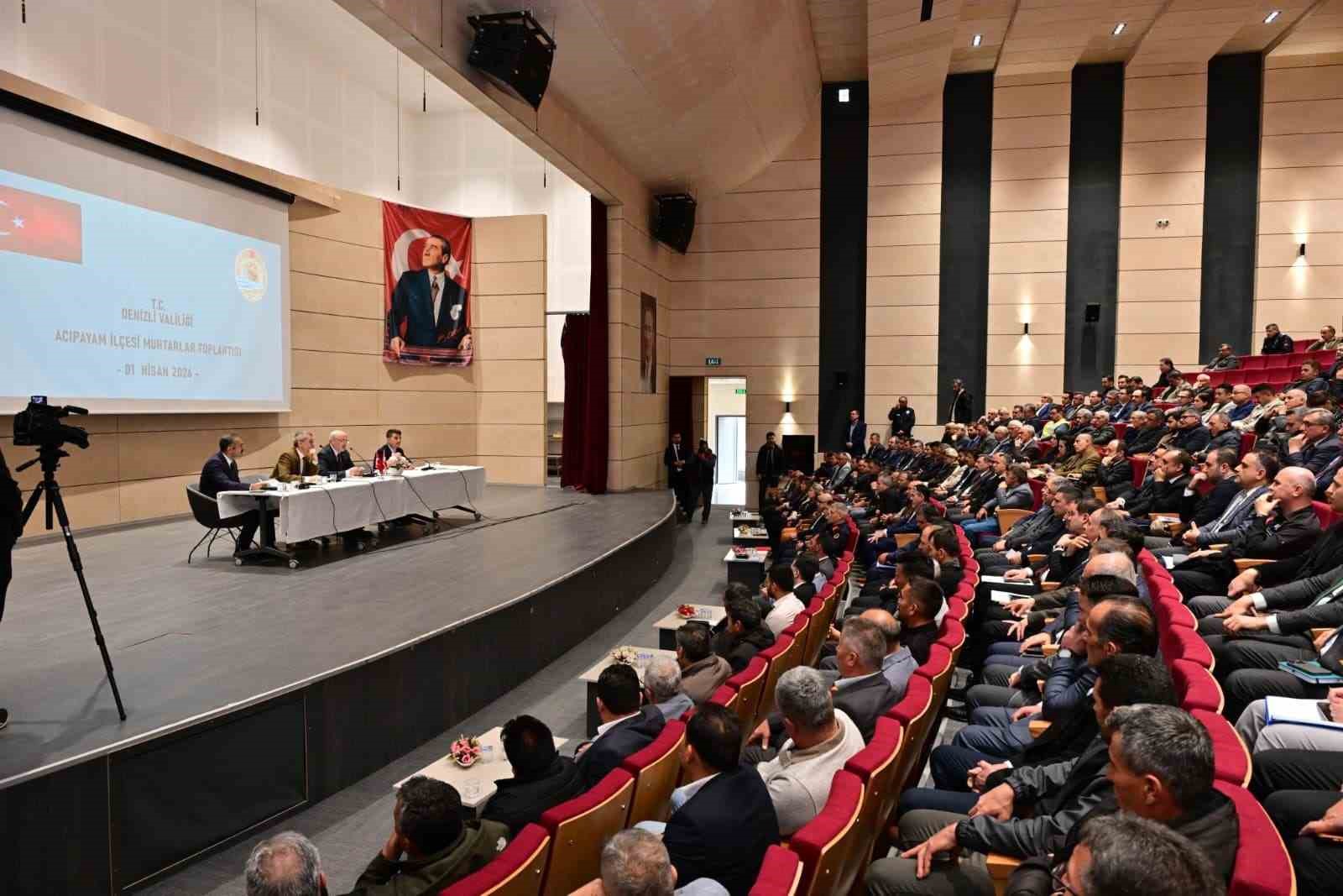 Vali Köşger, Acıpayam’da temaslarda bulundu
