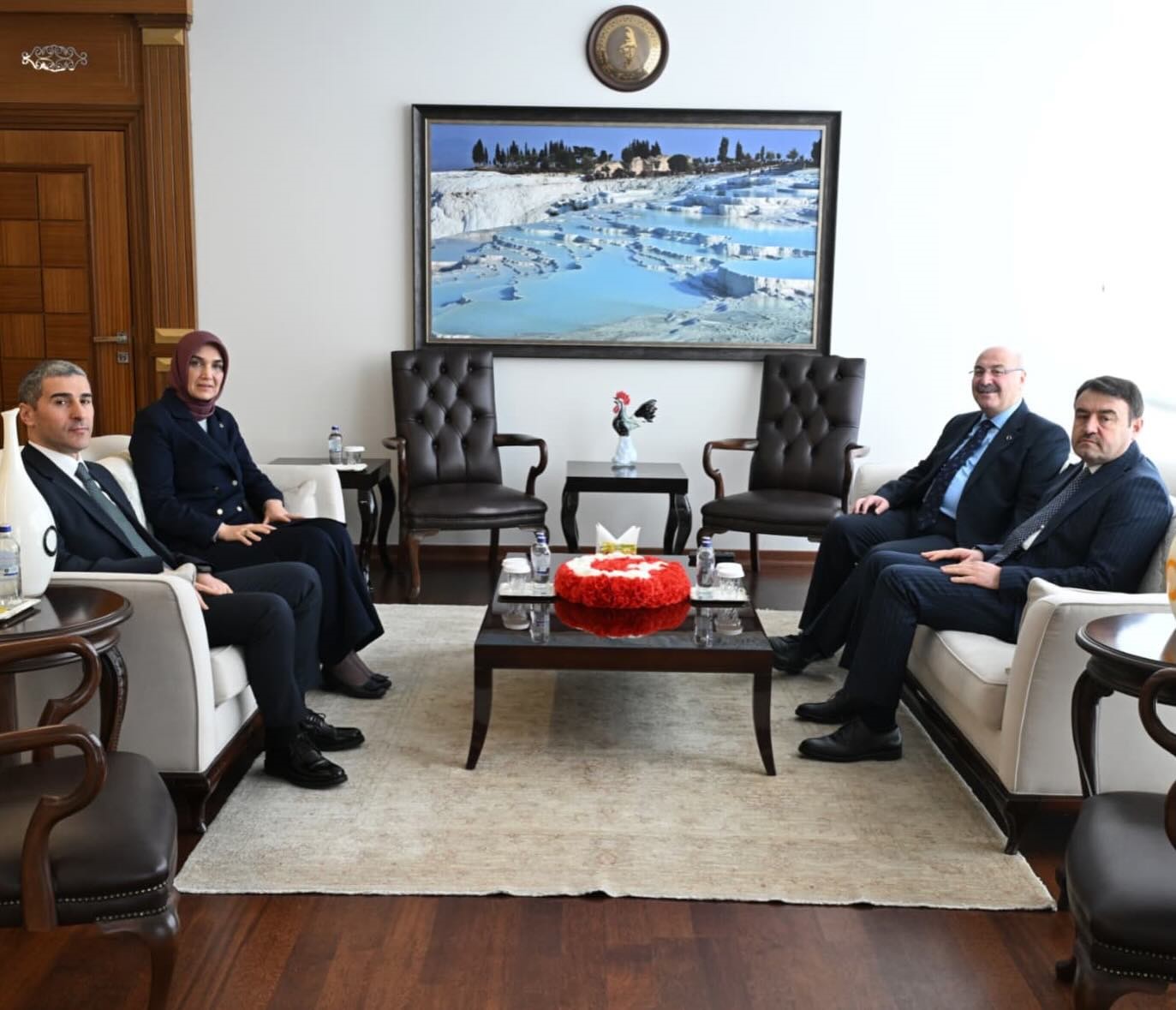 Vali Musa Işın, Denizli, Afyonkarahisar ve Uşak valileri ile bir araya geldi
